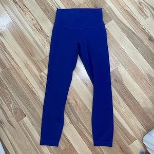 Lululemon size 6 wunder train tights 25 inches